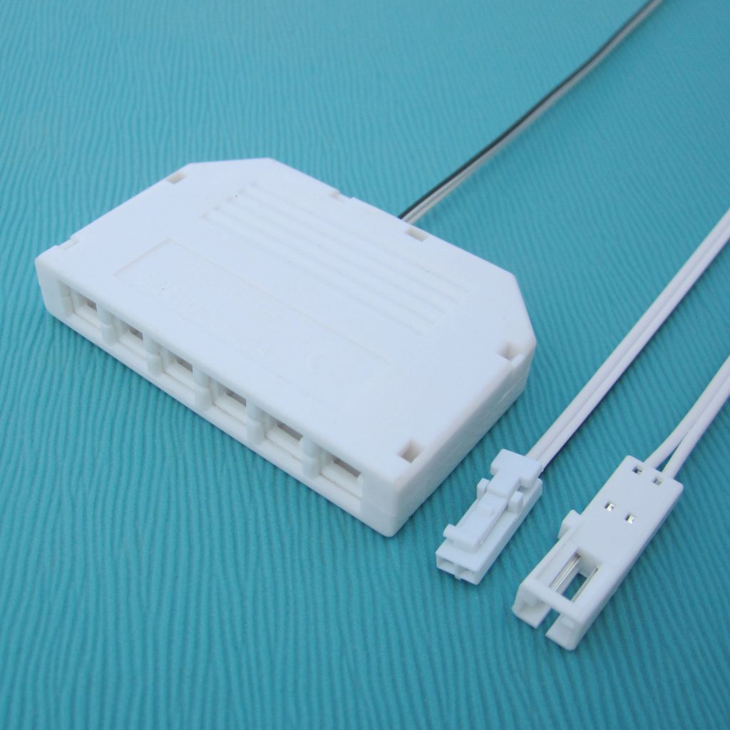 LED 6way Dupont Distributor box,6way Dupont Juction box2Pin