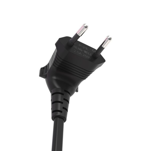 European 2 Prong 250v 2.5A Europe Plug 2 Pin Eu Power Cord - Image 2