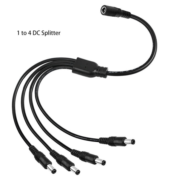 DC5521 1 to 4 Female to Male Splitter Cable - Image 2